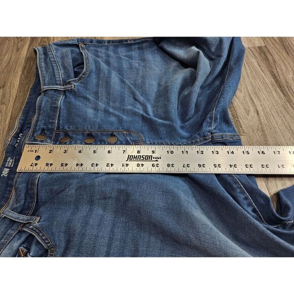 ANA A New Approach Women Plus Size 24W High Rise Button Fly Denim Jeans Jeggings - Picture 9 of 10